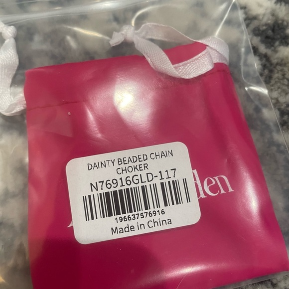 Adina Eden Jewels Dainty Beaded Chain Choker - Picture 4 of 9